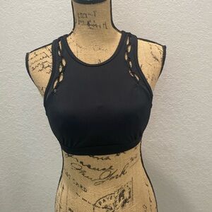 ATHLETA High Neck Loop Bikini Top